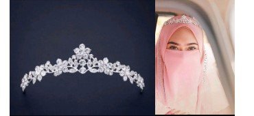 Coroa - Enfeite para Hijab