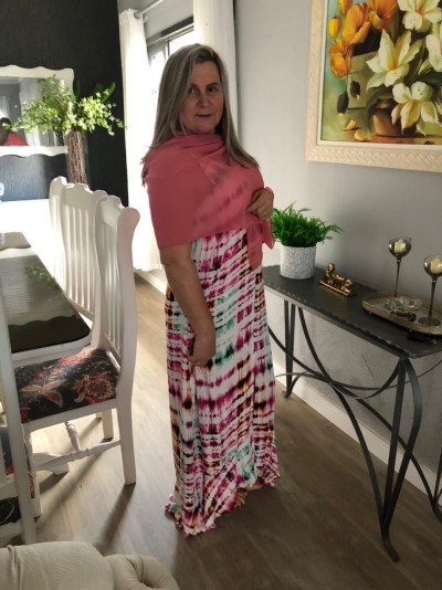 Hijab Chiffon Rosa como Echarpe
