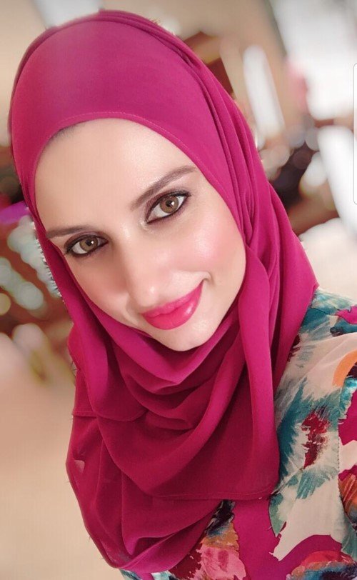 Hijab Floral Cinza