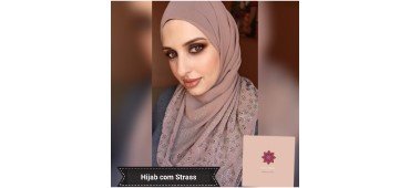 Hijab com Strass