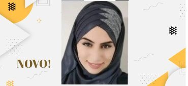 Hijab Chiffon Trançado Meio Brilho Cinza