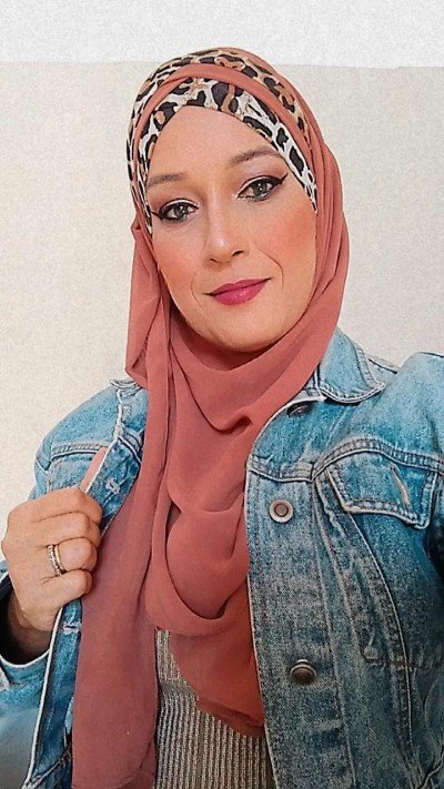 Hijab Chiffon Trançado Estampado- Cliente Wanessa