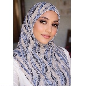 Amira Estampada Folhagem Neutra 