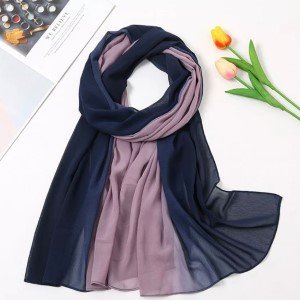 Hijab Degradê Azul Roxo