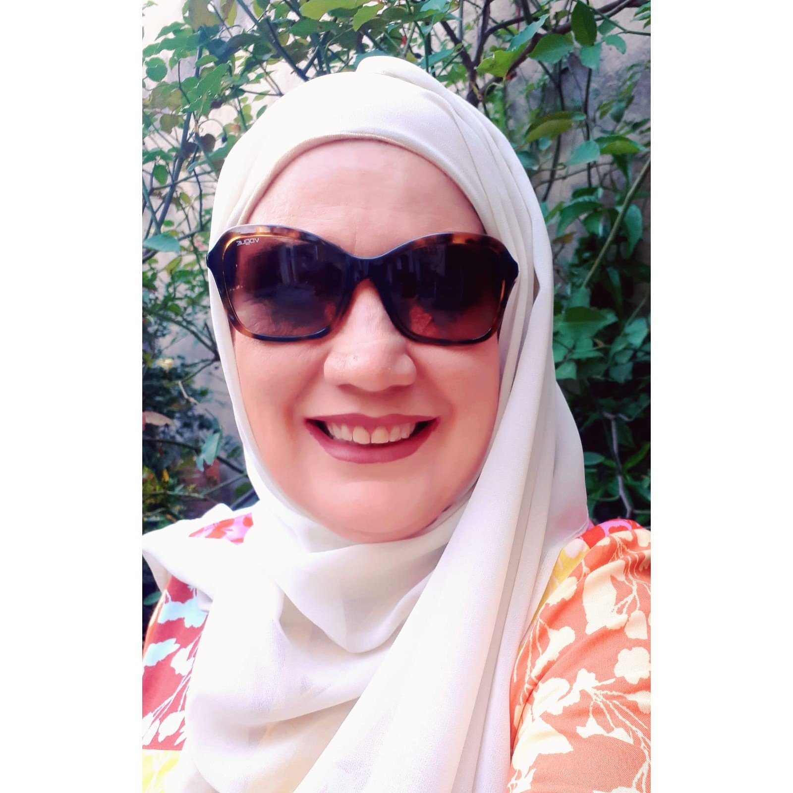 Hijab de touca acoplada branco