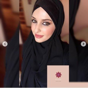 Hijab Trançado Paetê