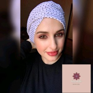Turbante estampado